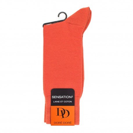 MI-CHAUSSETTE LAINE & COTON
