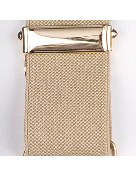 BRETELLES FINES A CLIPS, BEIGE