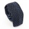 Knit tie silk
