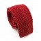 Knit tie silk