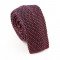 Knit tie silk