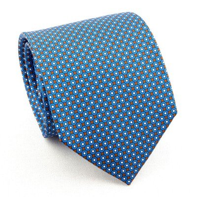BLUE CIRCLES, WHITE DOTS